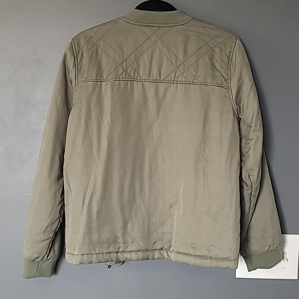 New! Maurice's Green Bomber Jacket - Picture 6 of 6